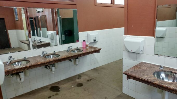 Half Tiled Bathroom