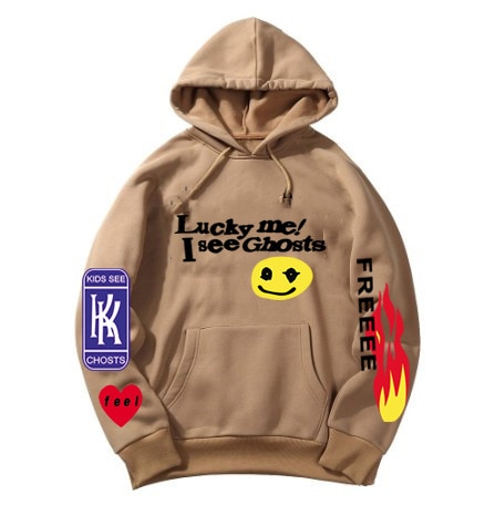Kanye West lucky me I see ghosts hoodie