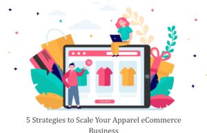 5 Ways to Grow Your Apparel eCommerce Business Apparel ecommerce store displayed on a laptop