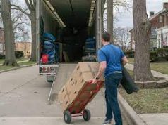 All You Need To Know About Moving Companies Movers loading boxes into a removal van