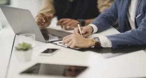 Unveiling the Art of B2B Lead Generation: Nurturing Business Growth Sales team working on B2B lead generation