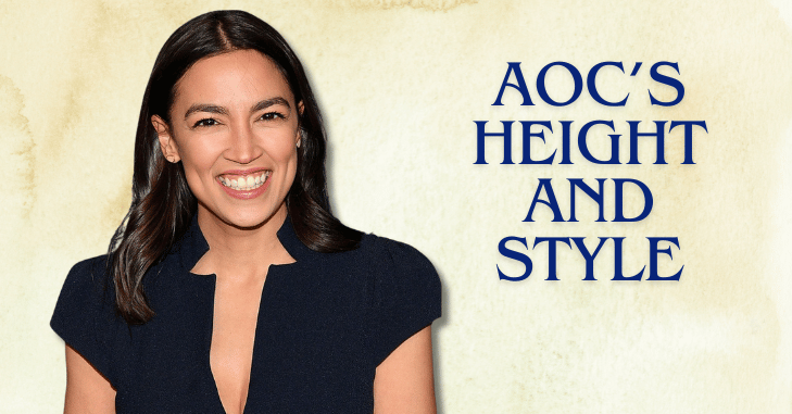 Height and style comparison chart for a public figure