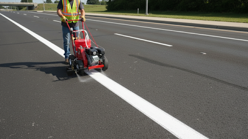 Why Striping Machine Is Safer Roads and Clear Traffic Flow Striping Machine
