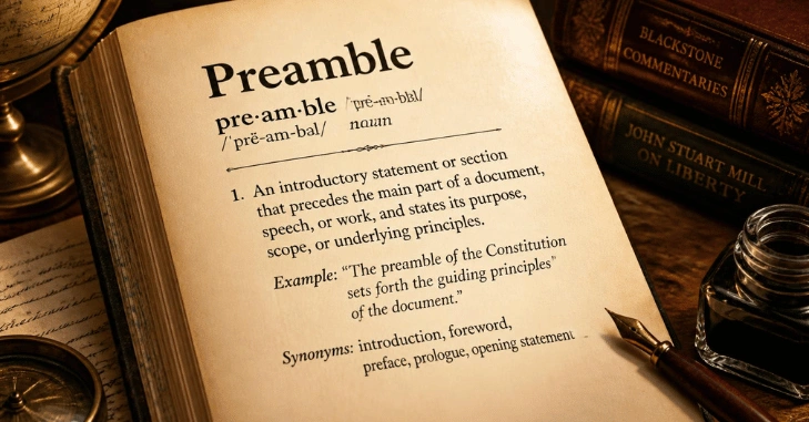 What Does Preamble Mean?