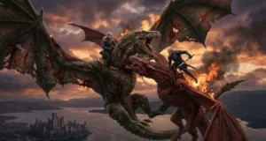 How Does Vhagar Die? Her Brutal Fire & Blood Fate and Final Battle Explained How Does Vhagar Die